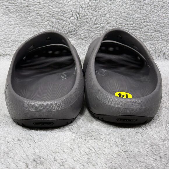 Keen Yogui Mens Size 14 Slip On Clogs Shoes Magnet Gray Black 1024633